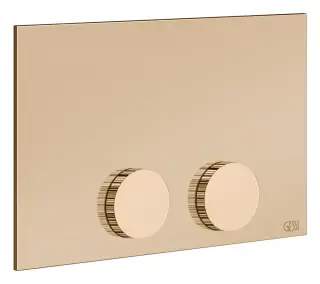 Клавиша смыва Gessi Total Look, Tece (TeceProfil, TeceBox), цвет Warm Bronze PVD