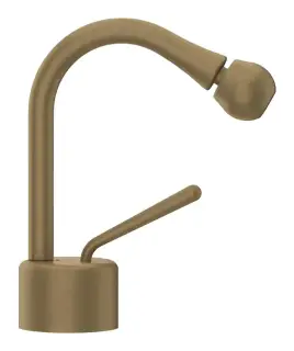 Смеситель для биде Gessi Goccia, без донного клапана, цвет Antique Brass