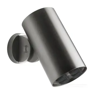 Верхний душ Gessi Spotwater316, настенный, поворотный, многоструйный, Ø79 мм, цвет Steel Brushed