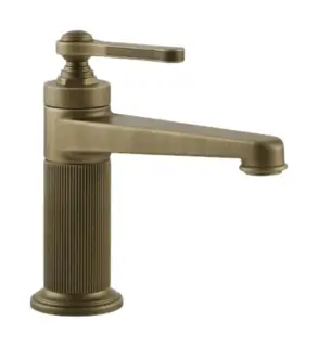 Смеситель для раковины Gessi Venti20, Ø55x174 мм, цвет Antique Brass
