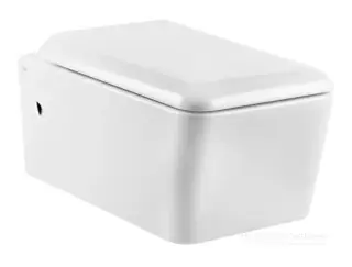 Унитаз Gessi Rettangolо, подвесной, с встроенным сифоном и сиденьем, 558хh399х362 мм, цвет White Europe Ceramic
