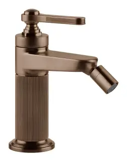 Смеситель для биде Gessi Venti20, с донным клапаном, цвет Copper Brushed PVD