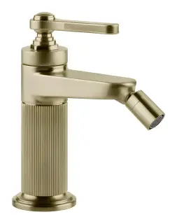 Смеситель для биде Gessi Venti20, с донным клапаном, цвет Brushed Brass PVD