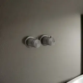Термостат Gessi 316, встраиваемый, на 2 выхода, цвет Black Metal Brushed PVD