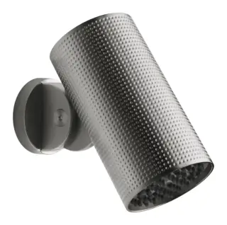 Верхний душ Gessi Spotwater316, поворотный, с шарниром, с функцией тропический ливень, Н-162 мм, цвет Steel Brushed