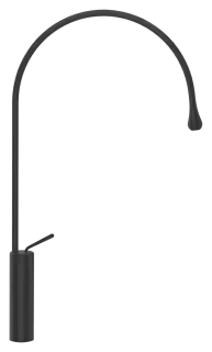 Смеситель для раковины Gessi Goccia, 429х55 мм, цвет Matte Black