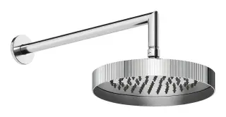 Верхний душ Gessi Ingranaggio, ø218 мм, поворотный, с настенным держателем, цвет Chrome