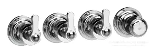 Термостат Gessi Venti20, с 3 независимыми выходами, внешние части, цвет Chrome