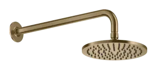 Верхний душ Gessi Inciso, Ø200 мм, настенный, цвет Warm Bronze Brushed PVD