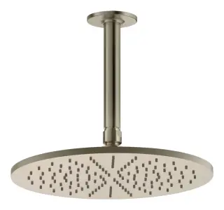 Верхний душ Gessi Inciso, Ø300 мм, шарнирный, с потолочным держателем, цвет Finox Brushed Nickel