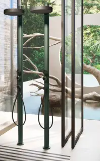 Верхний душ Gessi Tondo, настенный, поворотный, с защитой от известкового налёта, цвет Chrome
