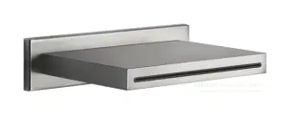 Излив Gessi Cascata, 236х57 мм, каскадный, для смесителя удаленного управления, цвет Steel Brushed