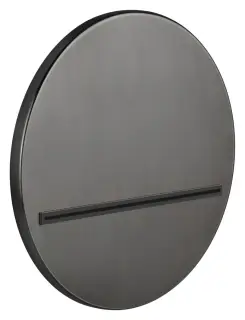 Излив Gessi Cascata Ø207 мм, каскадный, для смесителя удаленного управления, цвет Black Metal Brushed PVD