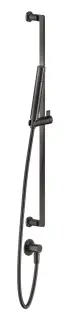 Штанга Gessi Inciso, h800 мм, с ручной лейкой, шлангом и выводом воды, цвет Black Metal Brushed PVD