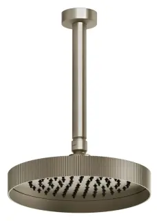 Верхний душ Gessi Ingranaggio, Ø218 мм, поворотный с шарниром, цвет Finox Brushed Nickel