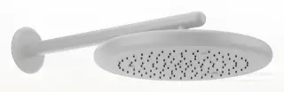 Верхний душ Gessi Goccia, настенный, с защитой от известкового налёта, цвет White CN