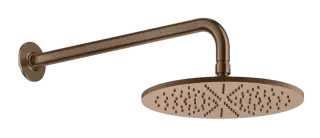 Верхний душ Gessi Inciso, Ø300 мм, настенный, цвет Copper Brushed PVD