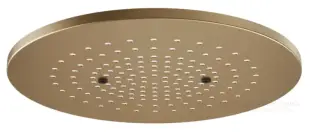 Накладная панель верхнего душа Gessi Afilo, Ø350 мм, внешняя часть, цвет Warm Bronze Brushed PVD