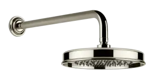 Верхний душ Gessi Venti20, Ø200 мм, настенный, поворотный, цвет Nickel PVD
