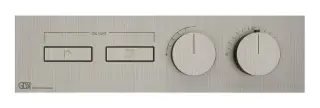 Термостат Gessi HI-FI, до 2-х функций одновременно, встраиваемый, цвет Finox Brushed Nickel