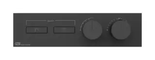 Термостат Gessi HI-FI, до 2-х функций одновременно, встраиваемый, цвет Matte Black