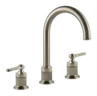 Cмеситель для раковины Gessi Venti20, с зонтичным изливом, донный клапан, цвет Finox Brushed Nickel