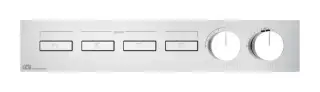 Термостат Gessi HI-FI, до 4-х функций одновременно, встраиваемый, цвет Chrome