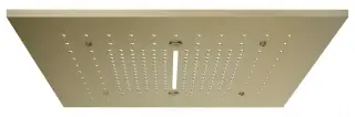 Накладная панель Gessi Afilo, для многофункциональной душевой системы, 500х500 мм, цвет brass brushed PVD