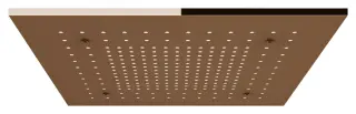 Накладная панель Gessi Afilo, функция тропический ливень, внешняя часть, 500x500 мм, цвет Copper PVD