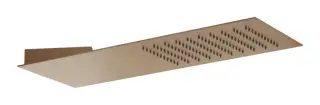 Верхний душ Gessi Tremillimetri Quadro 200, для настенного крепления, L-550 мм, цвет Copper Brushed PVD