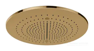 Накладная панель верхнего душа Gessi Minimali, Ø500 мм, цвет Warm Bronze PVD
