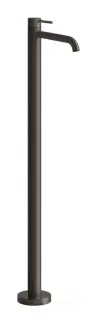 Смеситель для раковины Gessi 316, встраиваемый, напольный, h1163 мм, цвет Black Metal Brushed PVD