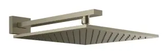 Верхний душ Gessi Rettangolo, настенный, 300x300 мм, цвет Finox Brushed Nickel