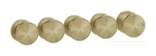 Термостат Gessi Origini, с 4 независимыми выходами, встраиваемый, цвет Brushed Brass PVD
