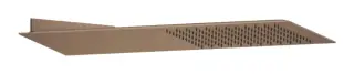 Верхний душ Gessi Tremillimetri Quadro 300, для настенного крепления, L-550 мм, цвет Copper Brushed PVD