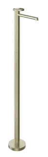 Смеситель для раковины Gessi Anello, напольный, без донного клапана, внешняя часть, цвет Brushed Brass PVD