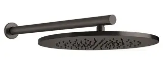 Верхний душ Gessi 316 настенный, цвет Black Metal Brushed PVD