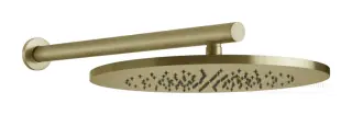 Верхний душ Gessi 316, настенный, цвет Brass Brushed PVD