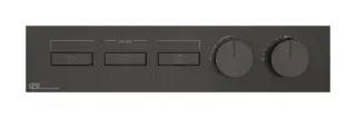 Термостат Gessi HI-FI, до 3-х функций одновременно, встраиваемый, цвет Black Metal Brushed PVD