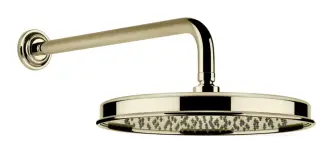 Верхний душ Gessi Venti20, настенный, Ø300 мм, цвет Brass PVD