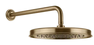 Верхний душ Gessi Venti20, настенный, Ø300 мм, цвет Warm Bronze Br. PVD