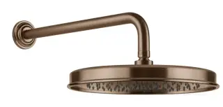 Верхний душ Gessi Venti20, настенный, Ø300 мм, цвет Copper Brushed PVD