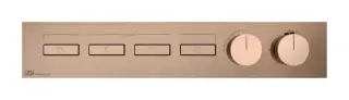 Термостат Gessi HI-FI, до 4-х функций одновременно, встраиваемый, цвет Copper PVD