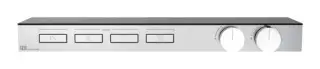 Термостат Gessi HI-FI, с полочкой, с кнопками вкл/выкл, до 4 функций одновременно, внешняя часть, ширина 640 мм, цвет хром