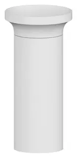 Раковина Gessi Origini Total Look, напольная, Ø445х900 мм, без перелива, в комплекте донный клапан, сифон, цвет Matte White