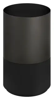 База Gessi, отдельностоящая, для раковины арт. 54601, с сифоном и дренажной трубкой, сливом в пол, цвет Cristalplant Dark Metal