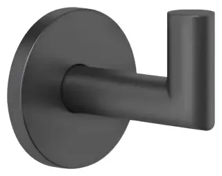 Крючок Gessi Tondo Accessories, настенный, Ø50 мм, цвет Matte Black