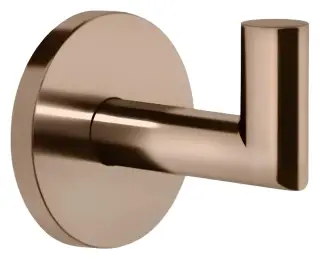 Крючок Gessi Tondo Accessories, настенный, Ø50 мм, цвет Copper PVD