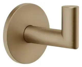 Крючок Gessi Tondo Accessories, настенный, Ø50 мм, цвет Warm Bronze Br. PVD