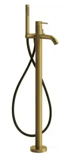 Шланг Gessi Shower Cromalux, с коническими соединениями, цвет Black/Antique Brass